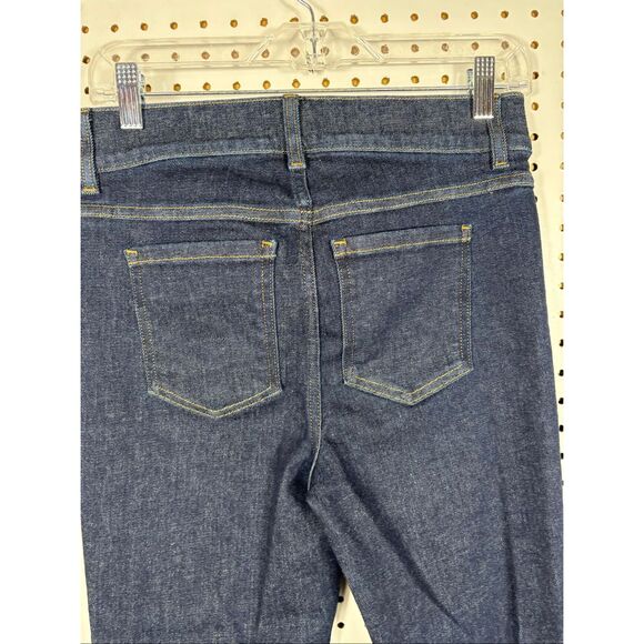 Spanx crop kick flare Raw indigo jeans size M - Picture 5 of 8